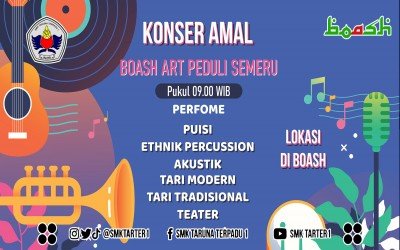 Konser Amal bersama Boash Art